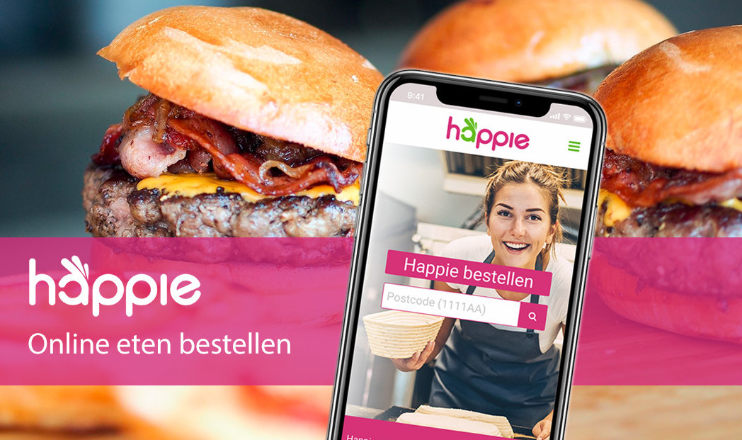 Facet Natuur per ongeluk Nieuw platform Happie wil online eten bestellen aantrekkelijker maken